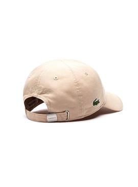 Gorra Lacoste Basica Beige Hombre Mujer