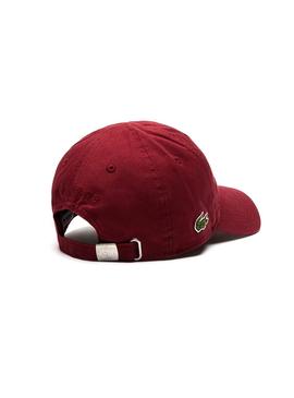 Gorra Lacoste Basica Granate Hombre Mujer