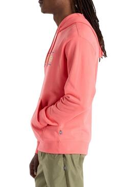 Sudadera New Balance Athletics coral para hombre