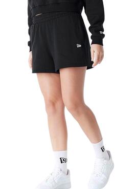 Pantalón Corto New Era New York Yankees Essential negro para mujer
