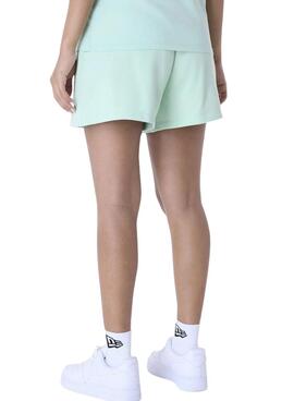 Pantalón Corto New Era LA Dodgers Essential verde para mujer