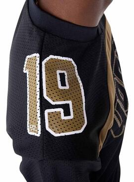Camiseta New Era San Francisco 49ers NFL Mesh negro para hombre