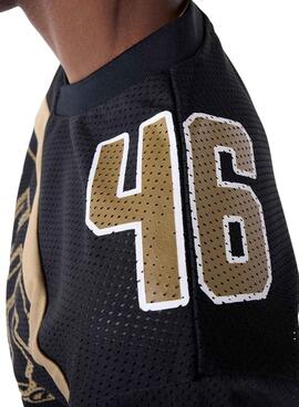 Camiseta New Era San Francisco 49ers NFL Mesh negro para hombre