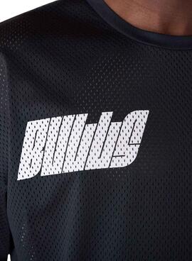 Camiseta New Era Chicago Bulls NBA mesh negro para hombre