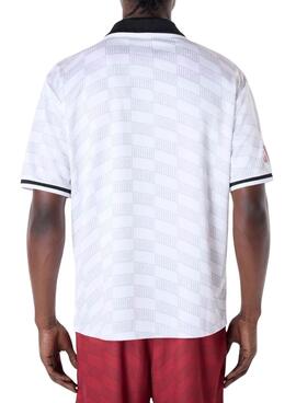 Camiseta New Era Miami Heat NBA Soccer blanco para hombre