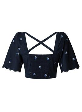 Top Pepe Jeans Energy azul marino para mujer