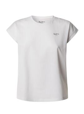 Camiseta Pepe Jeans Blooma  blanco para mujer 