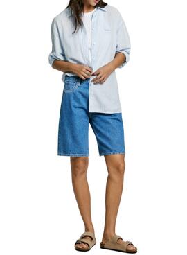 Bermudas Pepe Jeans denim para mujer