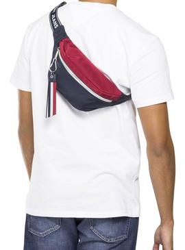 Riñonera Tommy Jeans Logo Tape Marino Hombre