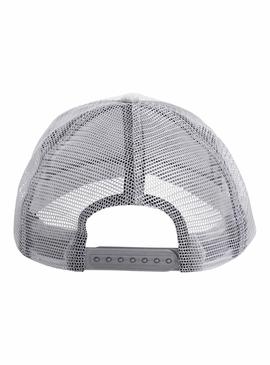 Gorra Tommy Jeans Trucker Flag Gris Hombre