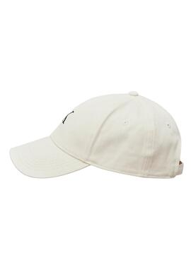  Gorra Calvin Klein Jeans Emboidered Monogram blanco para mujer 