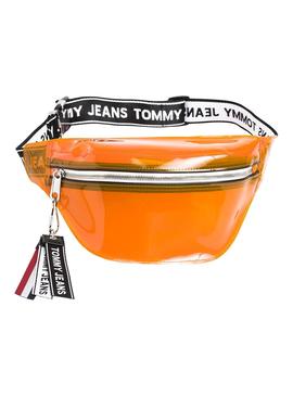 Riñonera Tommy Jeans Logo Tape Tran Amarillo 