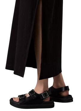 Vestido Calvin Klein Jeans Monologo negro para mujer