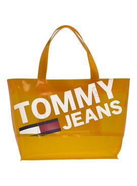 Bolso Tommy Jeans Summer Tote Tran Amarillo 