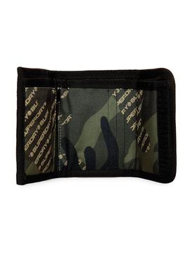 Cartera Superdry Camo Logo Tarp Verde Hombre