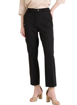 Pantalon Naf Naf Suit negro para mujer