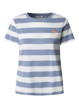 Camiseta Pepe Jeans Jinx azul para mujer