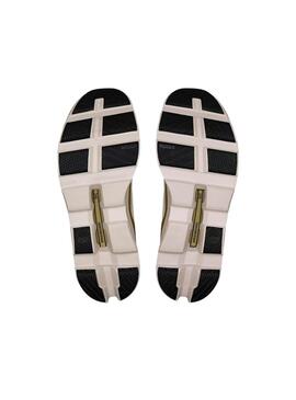 Zapatillas On Running Cloudmonster beige para hombre.