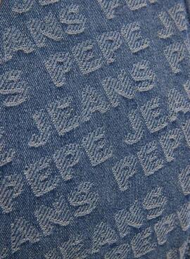 Tote Pepe Jeans Bellamie denim para mujer