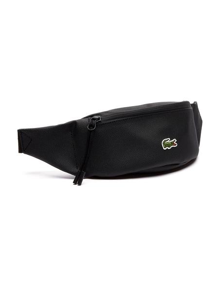 Apto Vacío cálmese Riñonera Lacoste Waistbag Negro Hombre