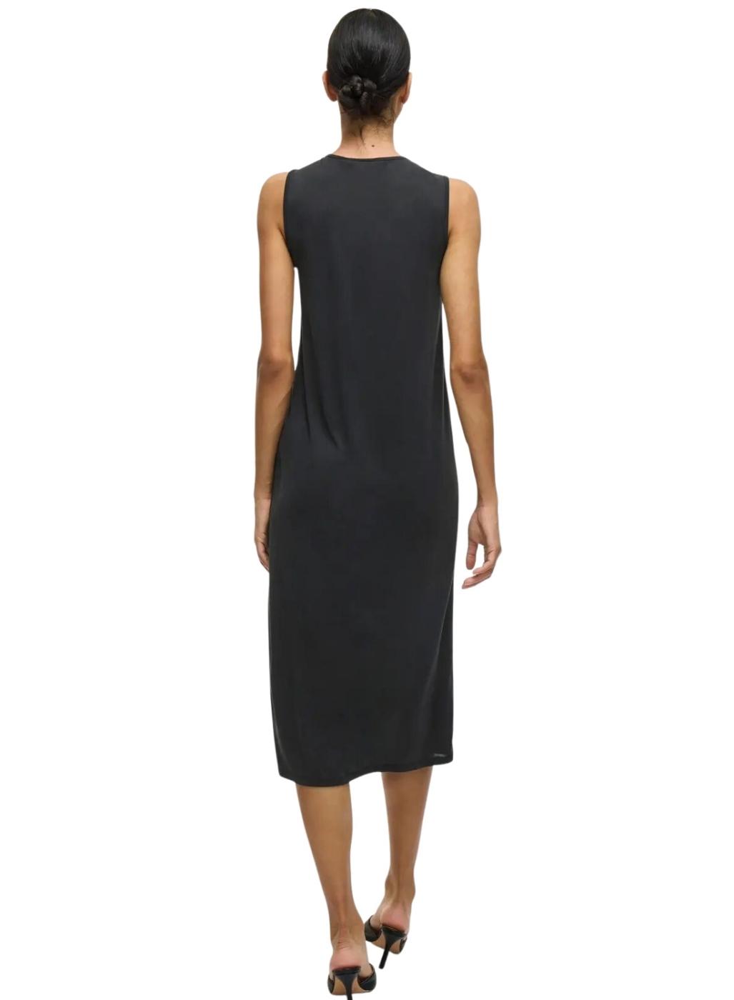 Vestido Vila Vimodala midi negro para mujer