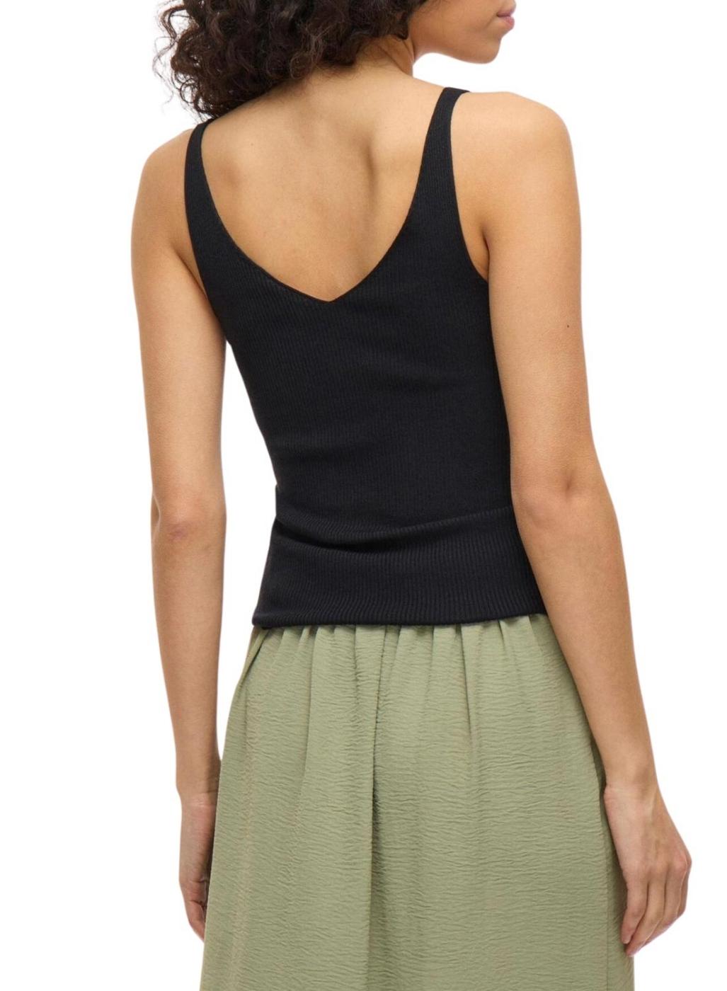 Top Vila Viwennie negro para mujer