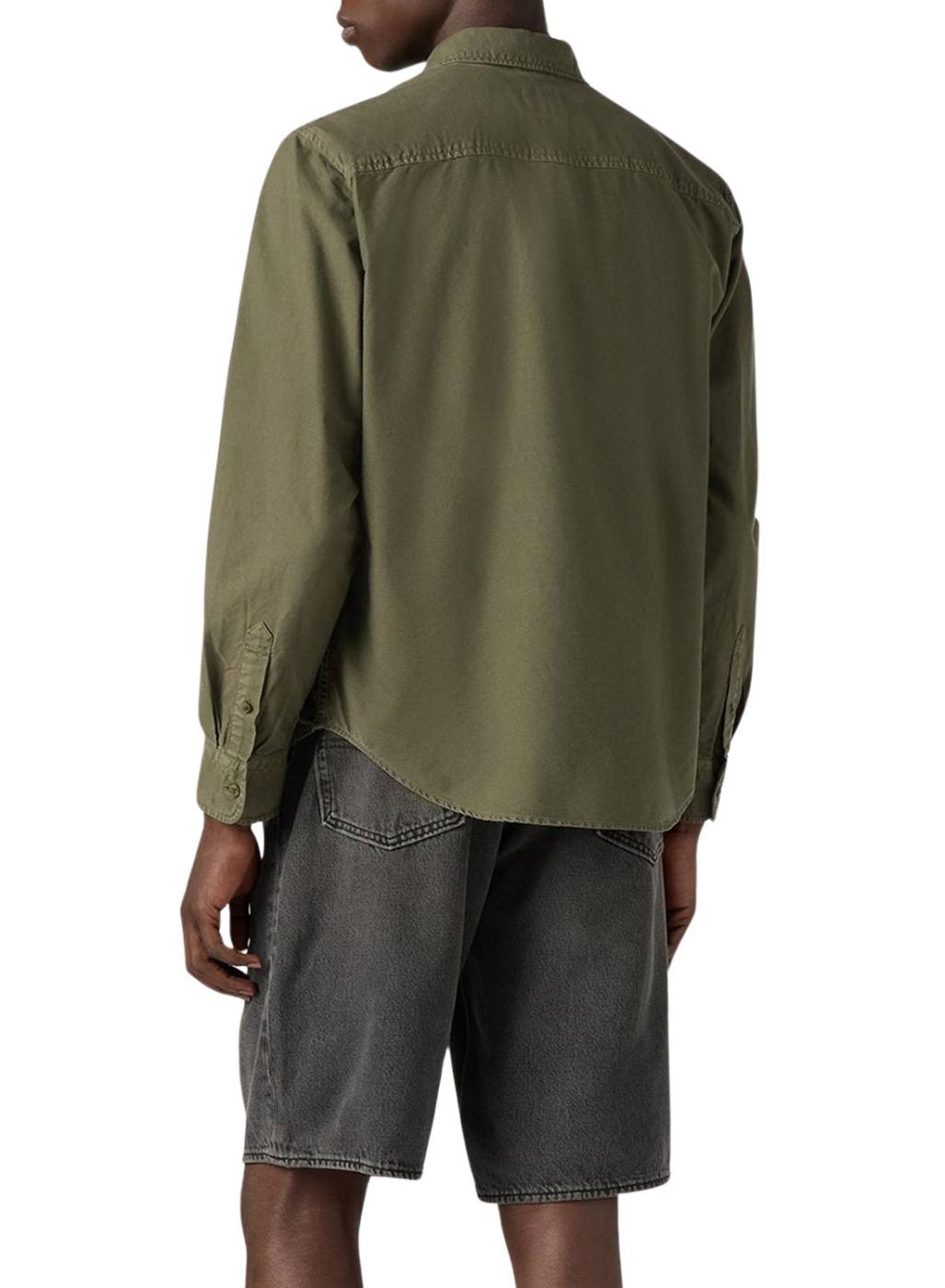 Camisa Levis Authentic verde para hombre