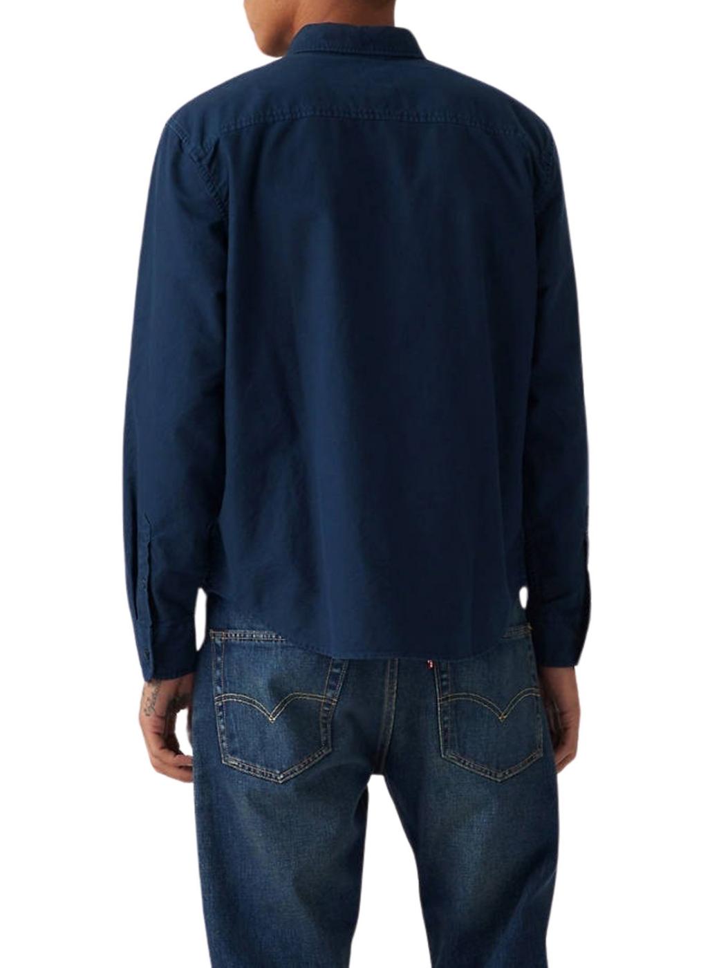 Camisa Levis Authentic marino para hombre