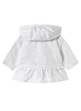 Cortavientos Mayoral reversible blanco para bebé