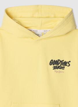 Sudadera Pepe Jeans Lewis amarillo para niño