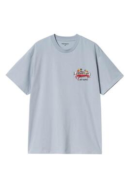 Camiseta Carhartt Crab Paint azul para hombre