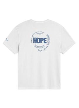Camiseta Ecolaf Hope blanco para hombre