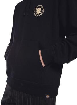 Sudadera Dickies Wrench negro con capucha para hombre