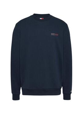 Sudadera Tommy Jeans Graphic azul para hombre