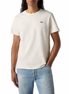 Camiseta Levis básica blanco para hombre