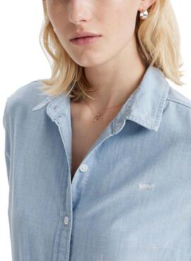 Camisa Levis The Classic denim claro para mujer