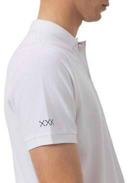 Polo El Pulpo básico blanco para hombre
