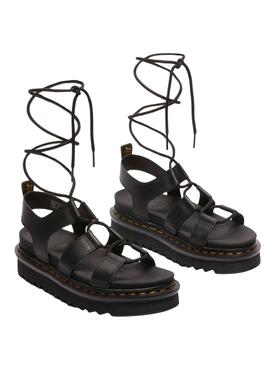 Sandalias Dr. Martens Nartilla negro para mujer