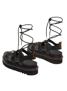 Sandalias Dr. Martens Nartilla negro para mujer