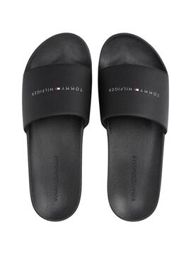  Chanclas Tommy Hilfiger NYC negro para hombre