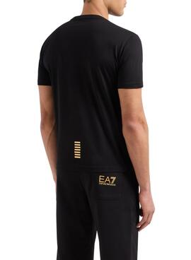 Camiseta Emporio Armani EA7 Core Identity negro para hombre