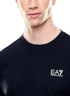 Camiseta Emporio Armani EA7 Core Identity marino para hombre