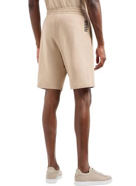Bermuda Emporio Armani EA7 Core Identity tostado para hombre