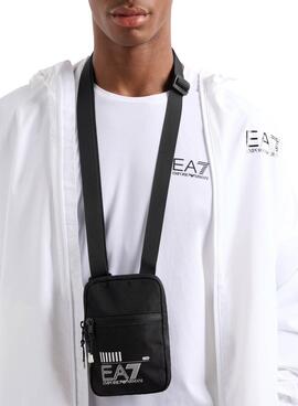 Bolso Emporio Armani EA7 Shoulder negro para hombre