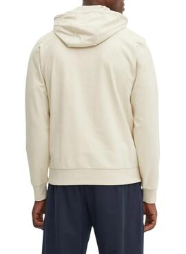 Sudadera Emporio Armani EA7 beige para hombre