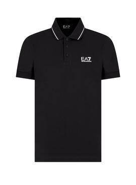 Polo Emporio Armani EA7 negro para hombre