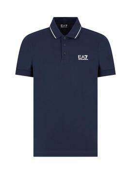 Polo Emporio Armani EA7 azul marino para hombre