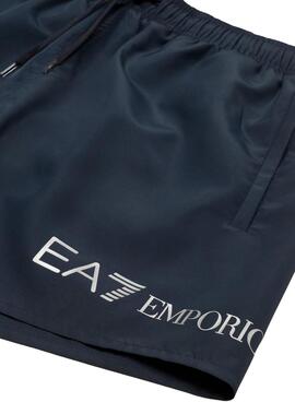 Bañador Emporio Armani EA7 azul marino para hombre