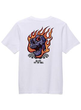 Camiseta Vans Vortex blanco para niño