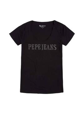 Camiseta Pepe Jeans Donna Negro Mujer